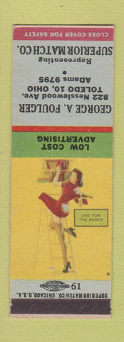 Matchbook Cover - Superior Match George Foulger Toledo OH pinup
