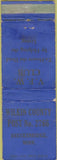 Matchbook Cover - Wilker Couty Breckenridge MN VFW WORN