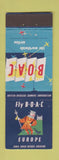 Matchbook Cover - British Airways Europe Bryant May UK England girlie
