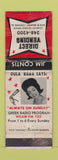 Matchbook Cover - Vending Chicago IL girlie WEAW Radio WORN