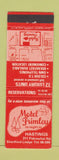 Matchbook Cover - Motel Frimley Hastings New Zealand