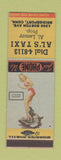 Matchbook Cover - Al's Taxi Bridgeport CT pinup