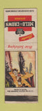 Matchbook Cover - Melo Brown Cigars Easter Island WEAR tobacco