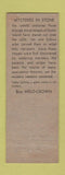 Matchbook Cover - Melo Brown Cigars Easter Island WEAR tobacco