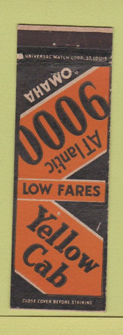 Matchbook Cover - Yellow Cab Taxi Omaha NE