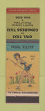 Matchbook Cover - Owl Taxi Congress Austin TX pinup Tony's Tavern