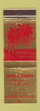 Matchbook Cover - James Conklin Superior Match Patchogue NY Christmas