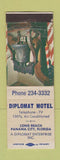 Matchbook Cover - Diplomat Motel Panama City FL