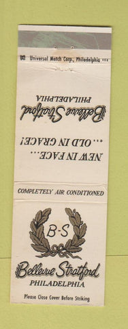 Matchbook Cover - Bellevue Stratford Philadelphia PA