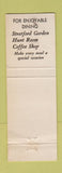 Matchbook Cover - Bellevue Stratford Philadelphia PA