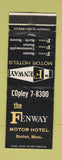 Matchbook Cover - Fenway Motor Hotel Boston MA