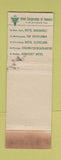 Matchbook Cover - Hotel Roosevelt New York City WEAR