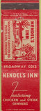 Matchbook Cover - Nendel's Inn Portland OR