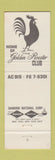 Matchbook Cover - Inn of the Golden West Odessa TX