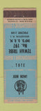 Matchbook Cover - Tewah Tribe Bridgeton NJ low phone # ADVANCE Indian