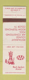 Matchbook Cover - Red Jacket Motel Indian Elmira NY