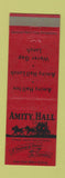 Matchbook Cover - Amity Hall