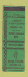 Matchbook Cover - Hotel Thelma Lakeland FL WEAR