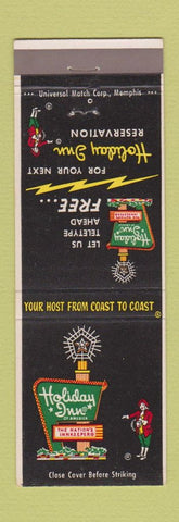 Matchbook Cover - Holiday Inn Hagerstown MD BLACK