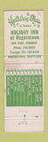 Matchbook Cover - Holiday Inn Hagerstown MD BLACK
