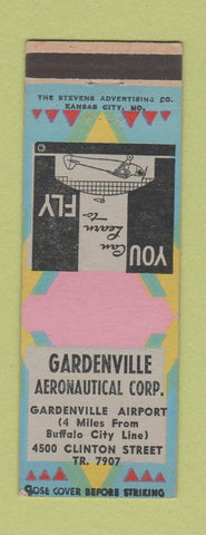 Matchbook Cover - Gardenville Aeronautical Airport