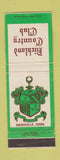 Matchbook Cover - Richland Country Club Nashville TN WEAR