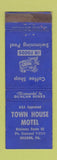 Matchbook Cover - Town House Motel Sharon PA WEAR