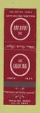 Matchbook Cover - Oban Inn Niagara on the Lake ON