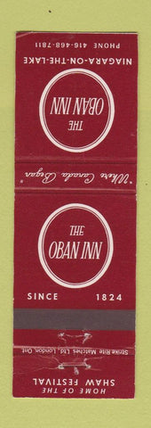 Matchbook Cover - Oban Inn Niagara on the Lake ON