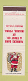 Matchbook Cover - Farmers Bank tRust Indiana PA Christmas