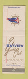 Matchbook Cover - Bayview Yacht Club MI