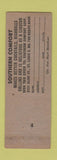 Matchbook Cover - Southern Comfort Liquor Linehan's Springfield MA