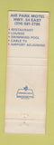 Matchbook Cover - Air Park Motel Mexico MO