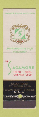 Matchbook Cover - The Sagamore Hotel Miami Beach FL