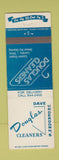 Matchbook Cover - Douglas Cleaners  Birmingham MI Bloomfield Hills WEAR