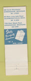 Matchbook Cover - Douglas Cleaners  Birmingham MI Bloomfield Hills WEAR