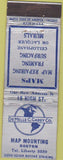 Matchbook Cover - DeMelle Garey Map Mounting Boston MA