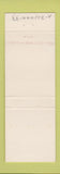 Matchbook Cover - Beggar's Banquet Waitsfield VT