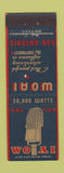 Matchbook Cover - WOAI Radio NBC San Antonio TX