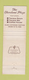 Matchbook Cover - The Cleveland Plaza Hotel OH