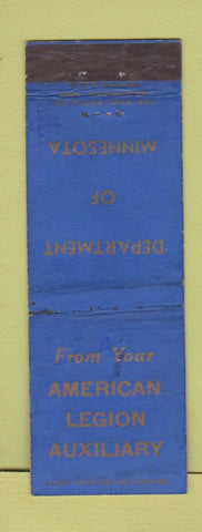 Matchbook Cover - American Legion Auxiliary Minnesota MN WEAR