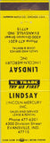 Matchbook Cover - Lindsay Lincoln Mercury Evansville IN