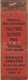 Matchbook Cover - Seante Theatre POOR