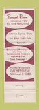 Matchbook Cover - Arnold's Hofbrau Washington DC