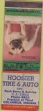 Matchbook Cover - Hoosier Tire Auto Columbus IN WORN