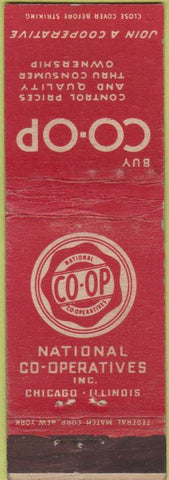 Matchbook Cover - COOP Chicago IL cooperatives