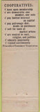 Matchbook Cover - COOP Chicago IL cooperatives