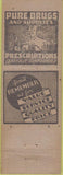 Matchbook Cover - Steele Drug Co Salt Lake City UT pinup