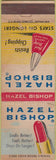 Matchbook Cover - Hazel Bishop Lipstick