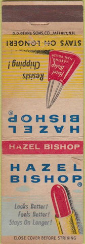 Matchbook Cover - Hazel Bishop Lipstick